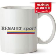 Çakılap Renault Sport Logo Baskılı Porselen Kupa Bardak