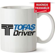 Çakılap Tofaş Driver Baskılı Porselen Kupa Bardak