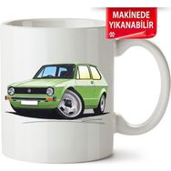 Çakılap Vw Golf Baskılı Porselen Kupa Bardak