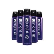 Caldion 5x150 ml Night Erkek Deodorant