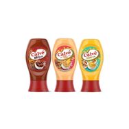 Calve Acı Peri Peri Sos Hafif Orta Acı 245 gr + Barbekü Sos 290 gr + 260 gr Köri Sos