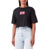 Calvin Klein 000QS6946E S/S Crew Neck Siyah Kadın T-shirt