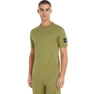 Calvin Klein Badge Yeşil Regular Tee Erkek T-shirt