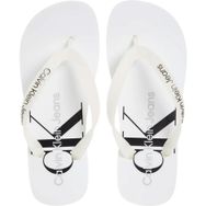 Calvin Klein Beach Sandal Monogram TPU Beyaz Renk Kadın Terlik