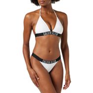 Calvin Klein Beyaz Üçgen Kadın Top Bikini Üstü