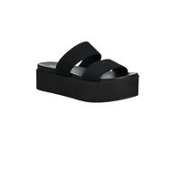 Calvin Klein Flatform Webbing İn Bej Kadın Sandalet