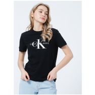 Calvin Klein J20J219142BEH Siyah Kadın T-Shirt