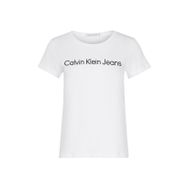Calvin Klein J20J220253YAF Beyaz Kadın T-shirt
