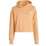 Calvin Klein J20J221657 Colorful Artwork Cropped Hoodie Turuncu Kadın Sweatshirt