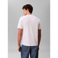 Calvin Klein Jeans Beyaz Erkek Standart Fit Baskılı T-Shirt LV04RF820GYAF Beyaz T-Shirt - XL