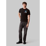 Calvin Klein Jeans Bisiklet Yaka Baskılı T-Shirt, S, LV04RC843G.UB1, siyah, Erkek