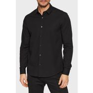 Calvin Klein Jeans J30J319065BEH Siyah Düz Normal Erkek Gömlek