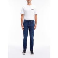 Calvin Klein K10K1114561BJ Normal Bel Normal Paça Slim Fit Mavi Erkek Denim Pantolon