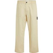Calvin Klein Linen Yeşil Pant Erkek Pantolon