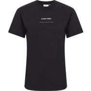 Calvin Klein Multi Logo Siyah Regular Kadın T-shirt