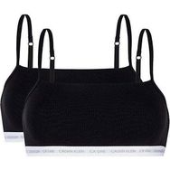 Calvin Klein QF6040E-001 Siyah 2'li Kadın Bralet Spor Atleti