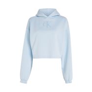 Calvin Klein Sequin Hoodie Mavi Kadın Sweatshirt