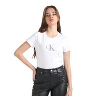 Calvin Klein Sequin Slim Tee Beyaz Kadın T-shirt