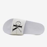 Calvin Klein Slide Monogram Co Beyaz Kadın Terlik