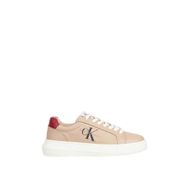 Calvin Klein YW0YW00823 Cafe Creme/Merlot Chunky Laceup Logolu Kadın Sneaker