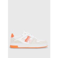Calvin Klein YW0YW0144602T Beyaz Turuncu Süet Kadın Sneaker