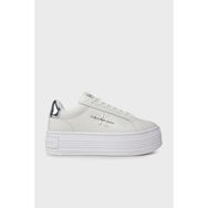 Calvin Klein YW0YW01457 01V Beyaz Gümüş Kadın Spor Ayakkabı