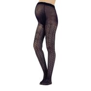 CALZITALY L Mavi Örme Pamuklu Hamile Külotlu Çorabı