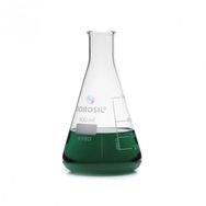 Cam Erlen 500 ml Flask Dar Boyunlu Isiya Dayanıklı Erlenmeyer