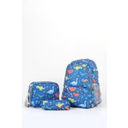 Cambrıdge PLCAN2079 Mavi Polo Club Unisex Üçlü Okul Çanta Seti