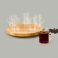 Cambu Borosilikat Cam 6'lı 200 ml Kupa Seti