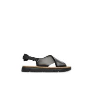 Camper K200157 Siyah Kadın Oruga Sandal Ayakkabı