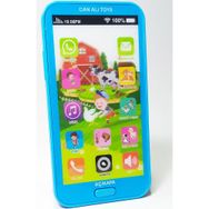 Can Ali Toys 12 Fonksiyonlu Mavi Türkçe Sesli Oyuncak Dokunmatik Cep Telefonu