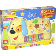 Can Ali Toys Işıklı Müzikli Köpek Görünümlü Piyano