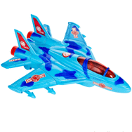 Can-Em Oyuncak Thunder Fighter Mavi Büyük Pilli Savaş Uçağı