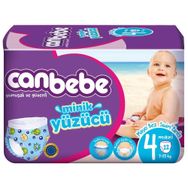 Canbebe Minik Yüzücü No:4 Maxi 12 Adet Mayo Bebek Bezi
