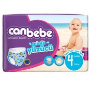 Canbebe Minik Yüzücü No:4 Maxi Bebek Bezi