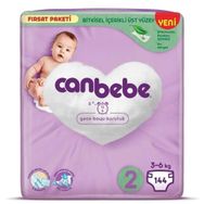 Canbebe No:2 Mini 144 Adet Bebek Bezi