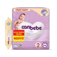 Canbebe No:2 Mini 576 Adet Bebek Bezi