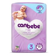 Canbebe No:3 Midi 11 Adet Bebek Bezi