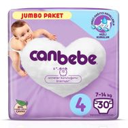 Canbebe No:4 Maxi 30 Adet Bebek Bezi