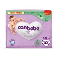 Canbebe No:4 Maxi 52 Adet Bebek Bezi