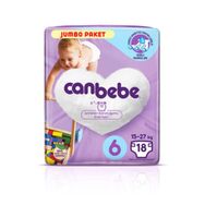 Canbebe No:6 XLarge 18 Adet Bebek Bezi