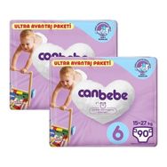 Canbebe No:6 XLarge 180 Adet Bebek Bezi