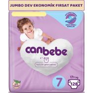 Canbebe No:7 XXLarge 128 Adet Bebek Bezi