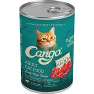 Cango Biftekli Yetişkin 415 gr Yaş Kedi Mama