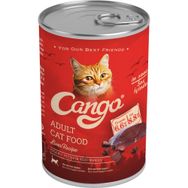 Cango Ciğerli Yaş Yetişkin 6x415 gr Kedi Maması