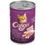 Cango Tavuklu 12x415 gr Yetişkin Konserve Yaş Kedi Maması