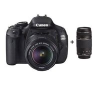 Canon EOS 600D 18-55mm + 75-300mm DC Lens DSLR Fotoğraf Makinesi