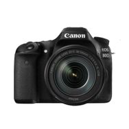 Canon EOS 80D 18-135mm IS USM Nano Lens Siyah DSLR Fotoğraf Makinesi