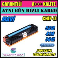 Canon Mf8380/mf8380cdw Muadil Mavi Toner